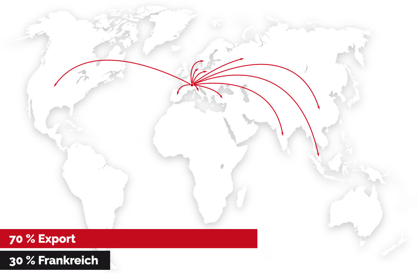 Geographische Verteilung unserer Kunden